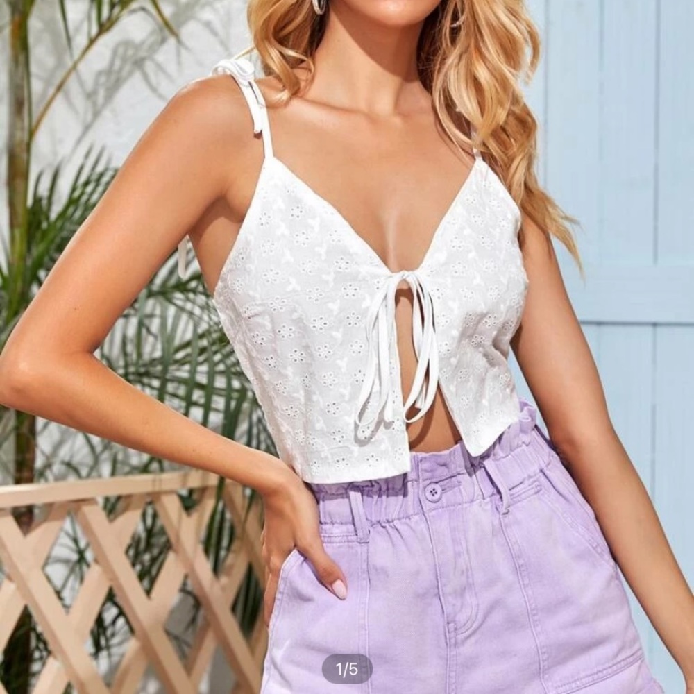 Boho Tie-Front Crop Top